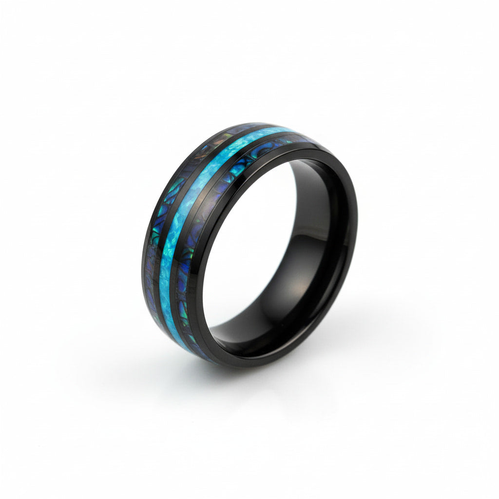 Ring Dunkelblau-Schwarz – Stilvolles Highlight für elegante Looks CrystalScents