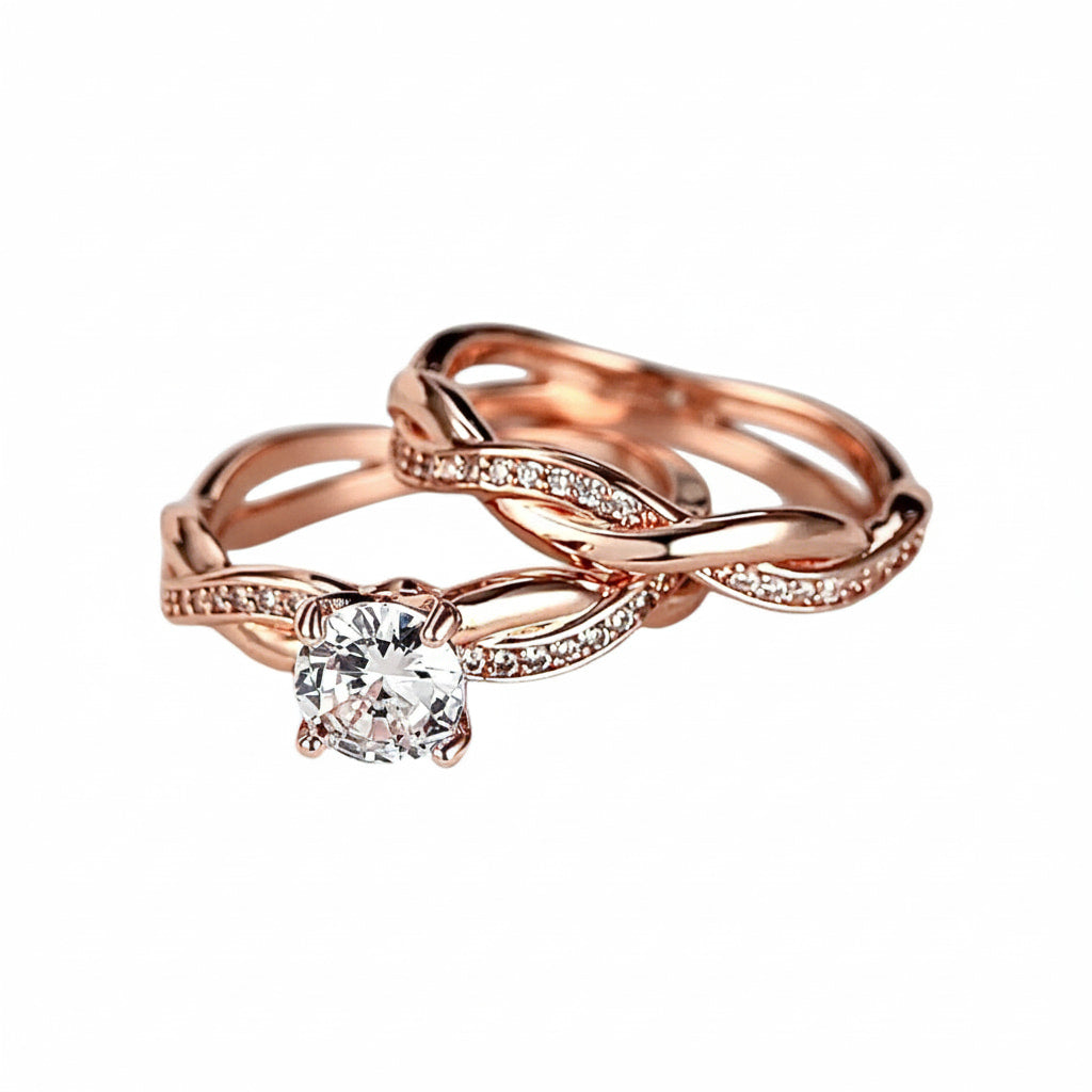 Ring – 2-teilig im geflochtenen Design CrystalScents