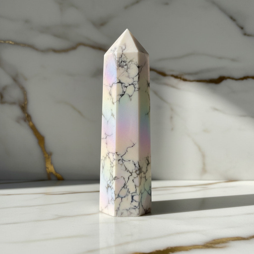 Howlit Aura Obelisk – Schimmernde Leichtigkeit JETZT sichern CrystalScents