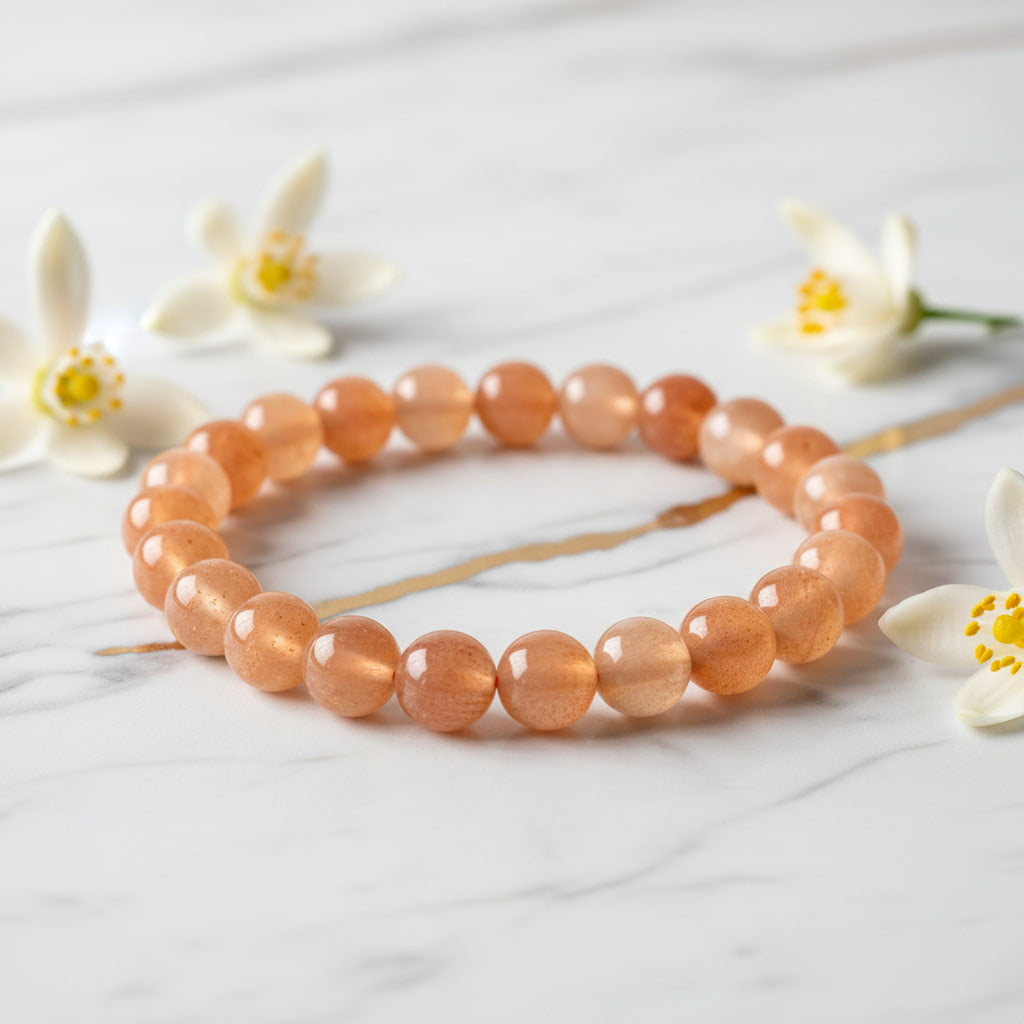 Sonnenstein Kugelarmband – Energie JETZT sichern CrystalScents