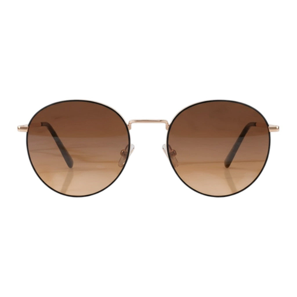 Sonnenbrille in Gold mit braunem Verlauf CrystalScents