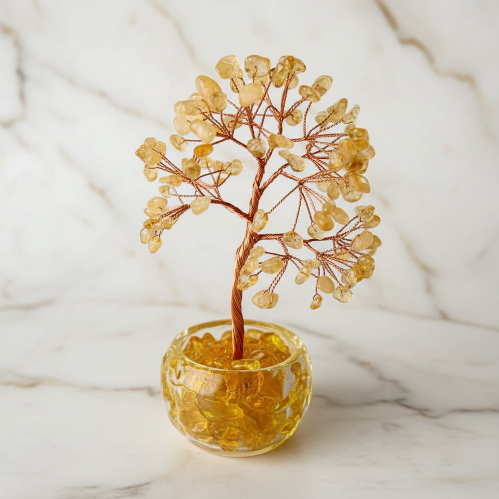 Citrin Baum – Strahlende Harmonie CrystalScents