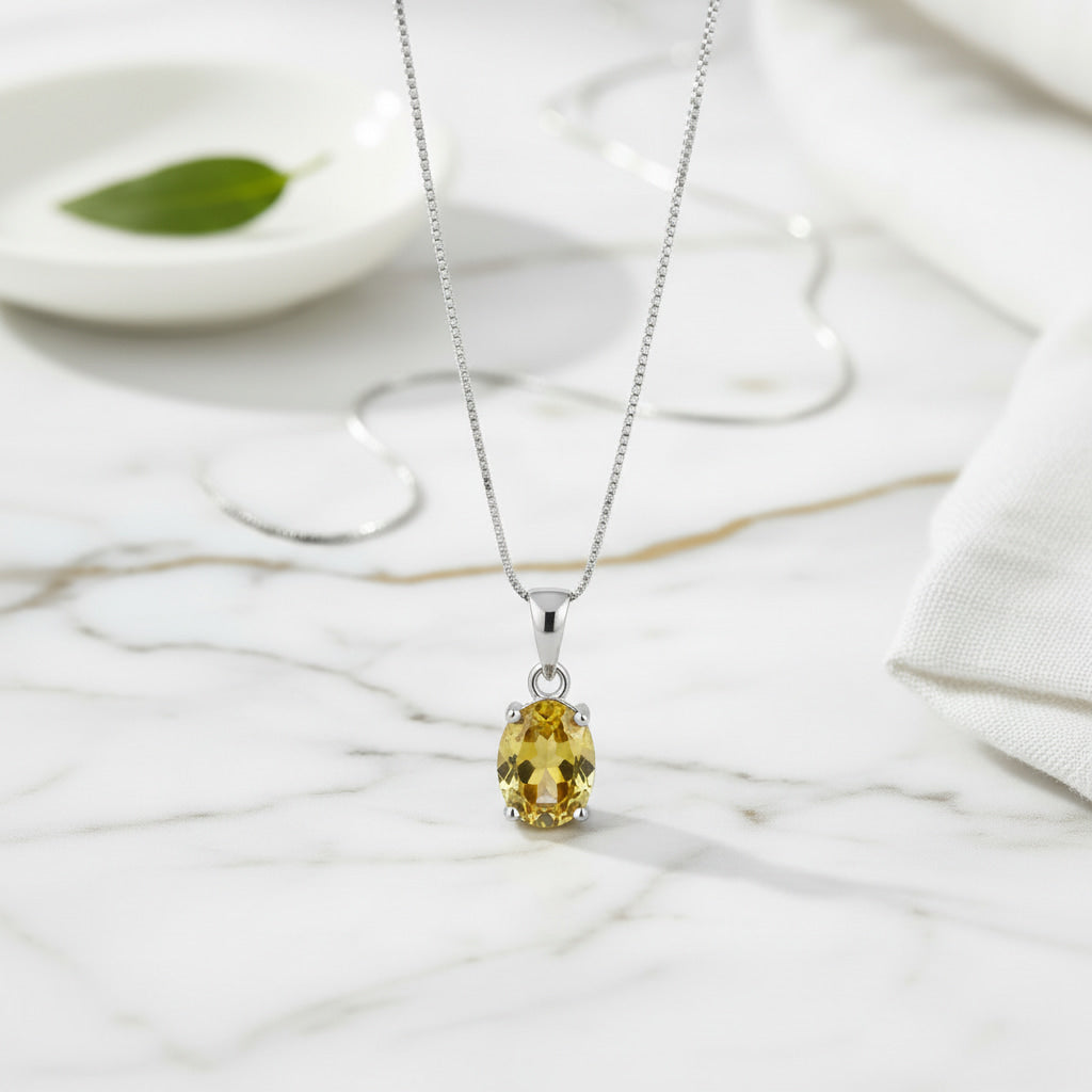 Citrin Halskette - Energie & Lebensfreude CrystalScents