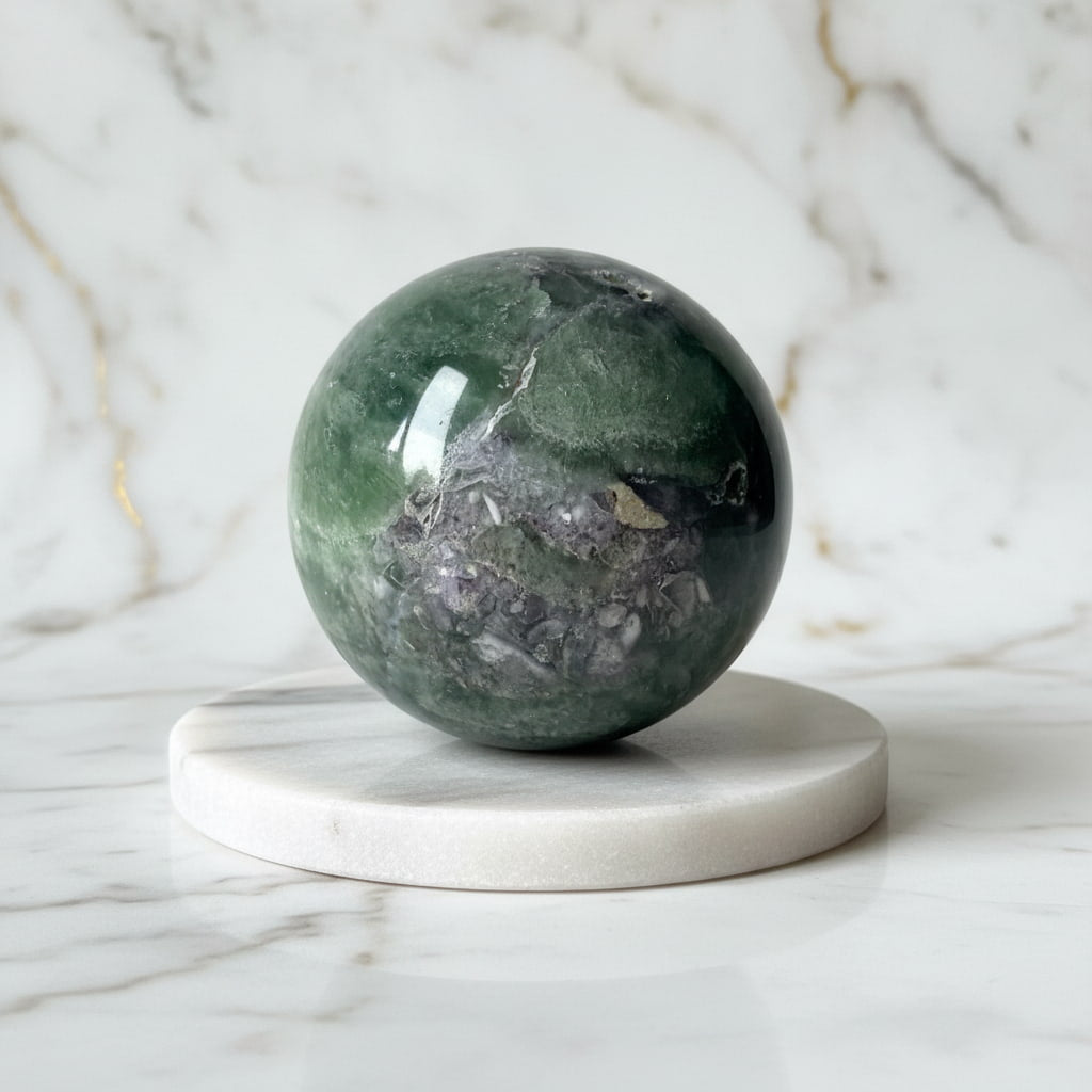 Fluorit Kugel – Freiheit & Natur