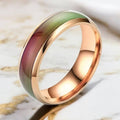Roségoldener Emotionsring – elegantes Schmuckstück, das Gefühle stilvoll ausdrückt