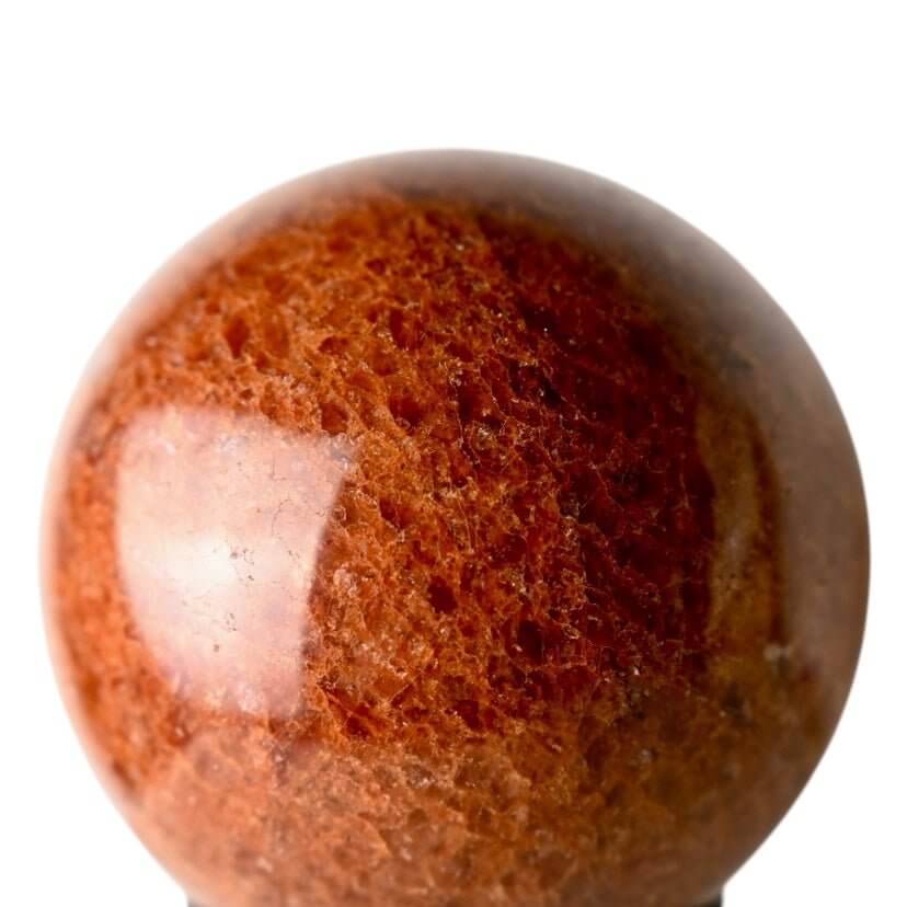 Große Erdbeerquarz Kugel – strahlendes Symbol für Herzensliebe, Optimismus und Lebensfreude