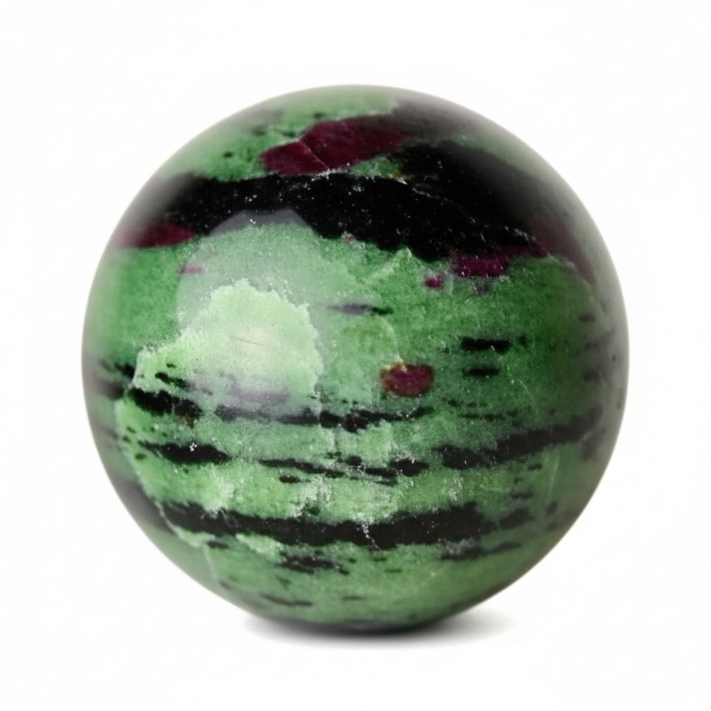 Rubin Zoisit Kugel – Energie & Lebensfreude CrystalScents