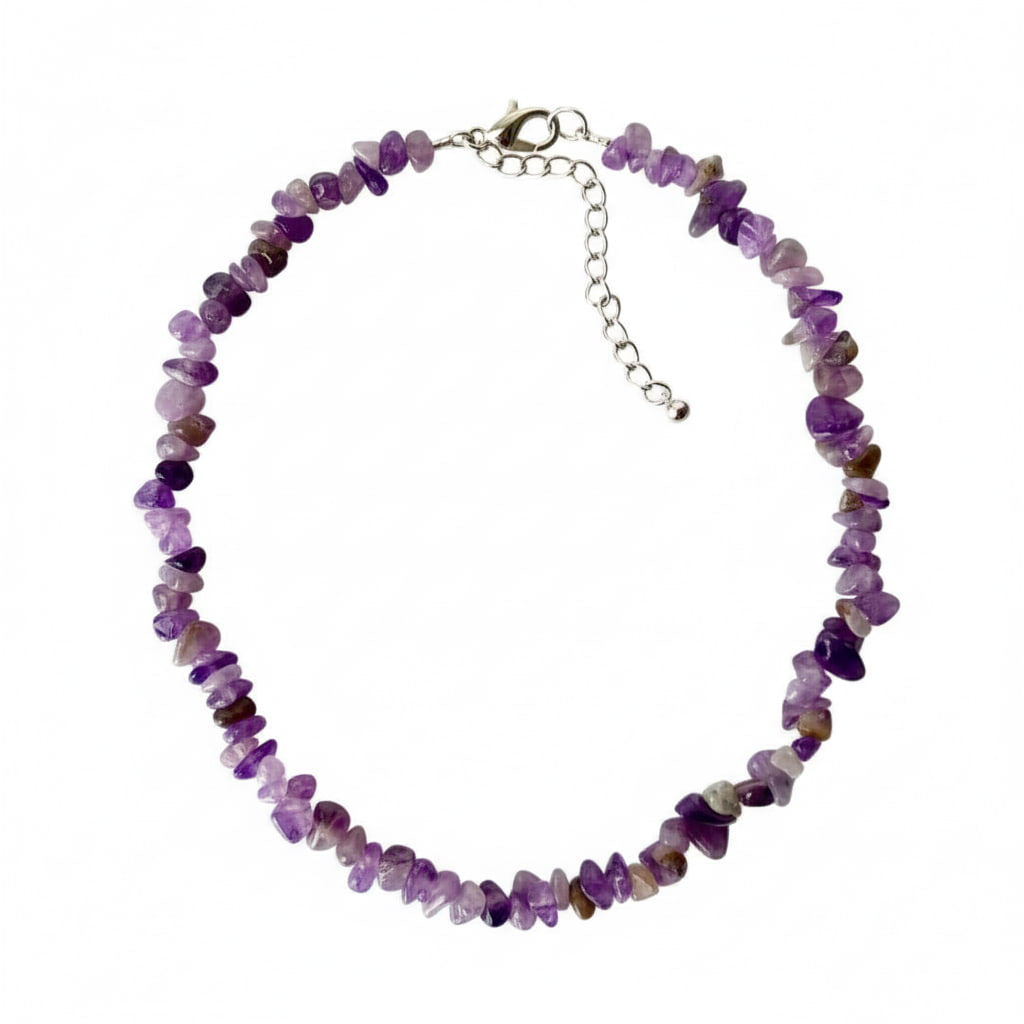 Amethyst Splitterhalskette – für Harmonie & Ruhe CrystalScents