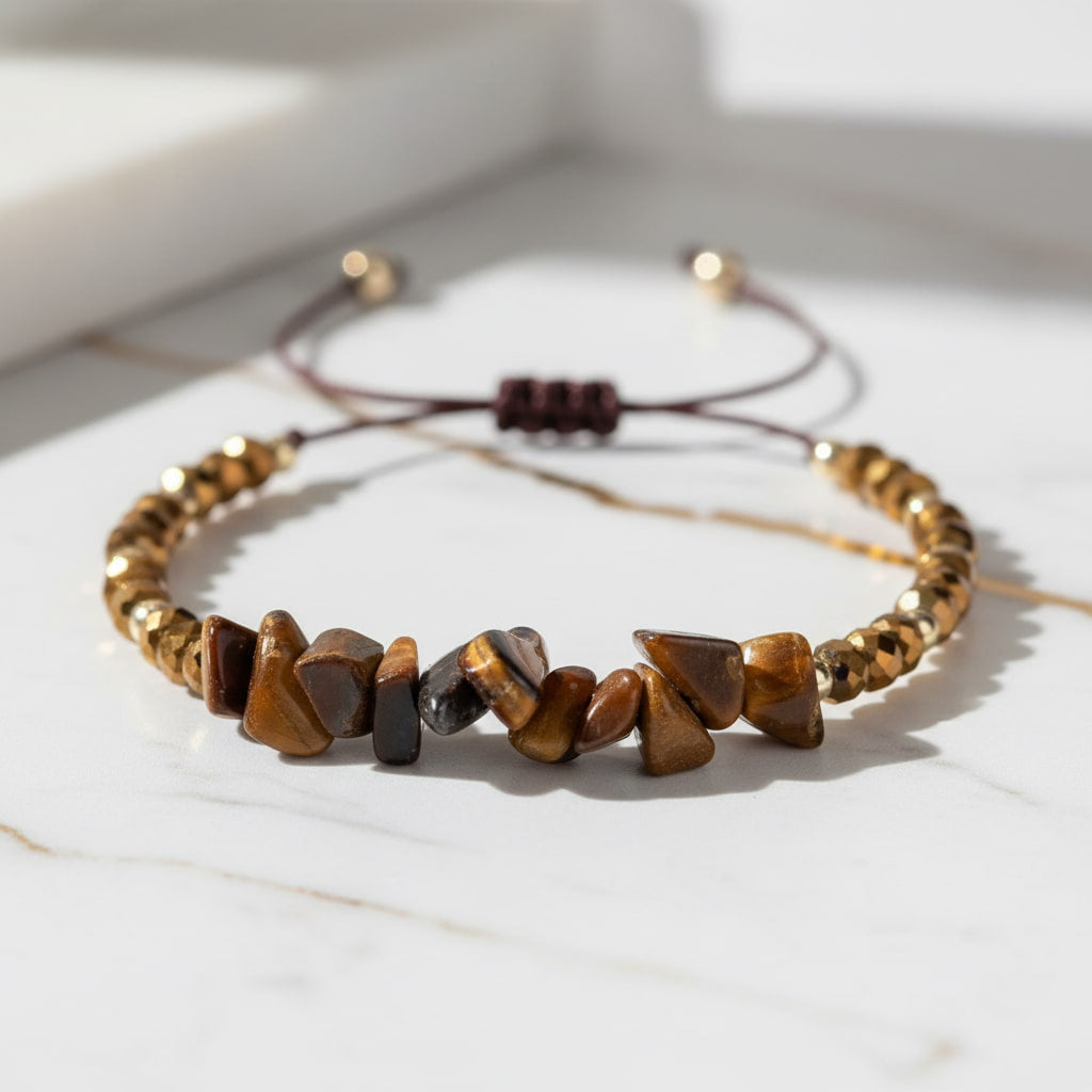 Tigerauge Schutzarmband – Stärke JETZT sichern CrystalScents