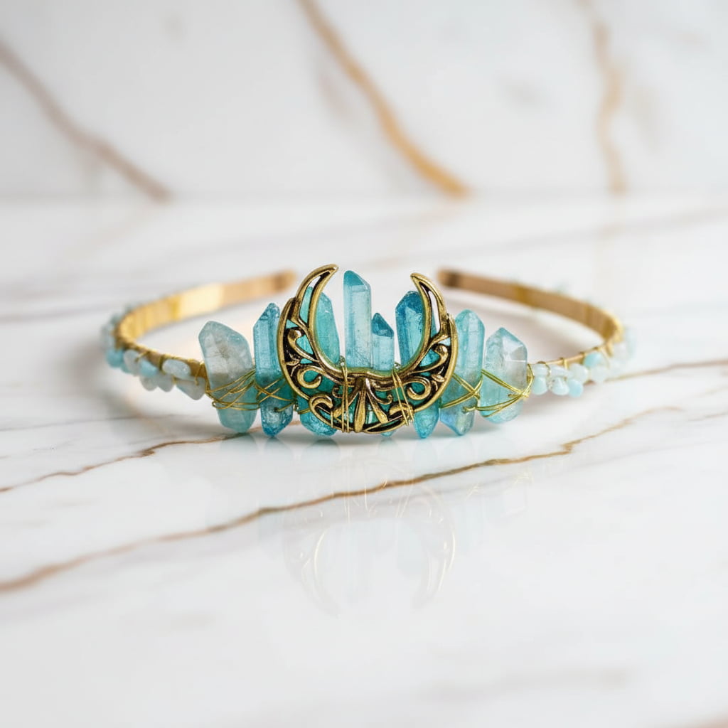 Tiara – Mond mit blauen Kristallen CrystalScents
