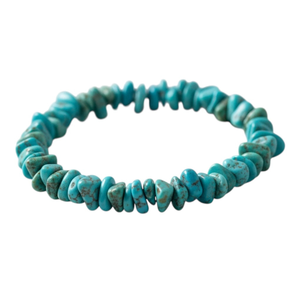 Türkis Splitter Armband – Kommunikation & Balance