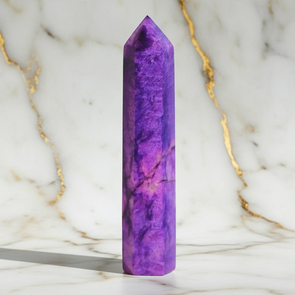 Mondstein Obelisk Lila – Harmonie & Kraft JETZT sichern CrystalScents