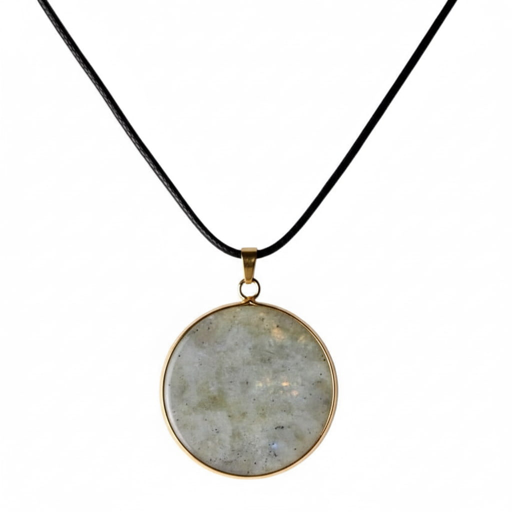 Labradorit Halskette – Kristall-Scheibe JETZT sichern CrystalScents
