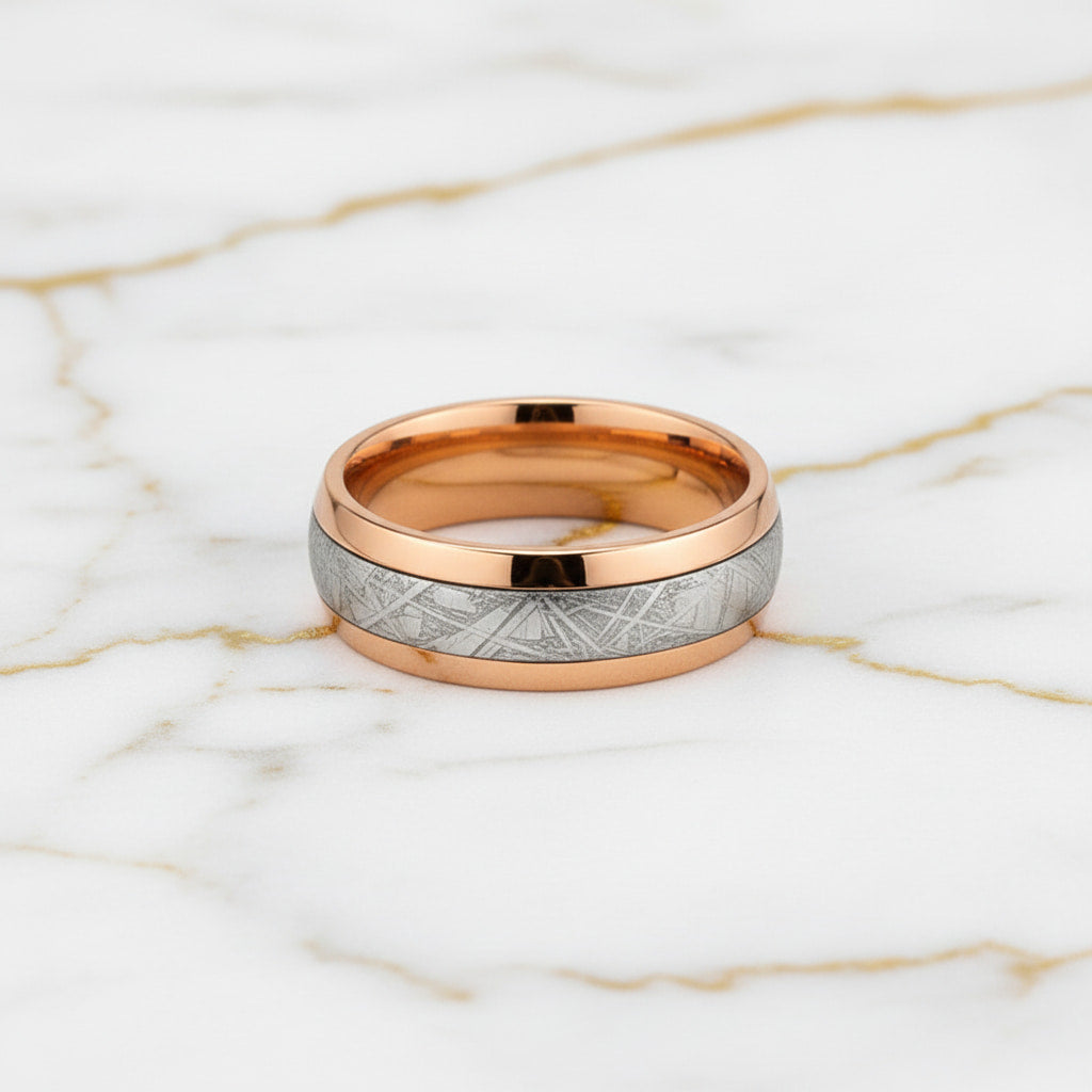 Ring Roségold mit Silber-Akzent – stilvolle Kontraste CrystalScents