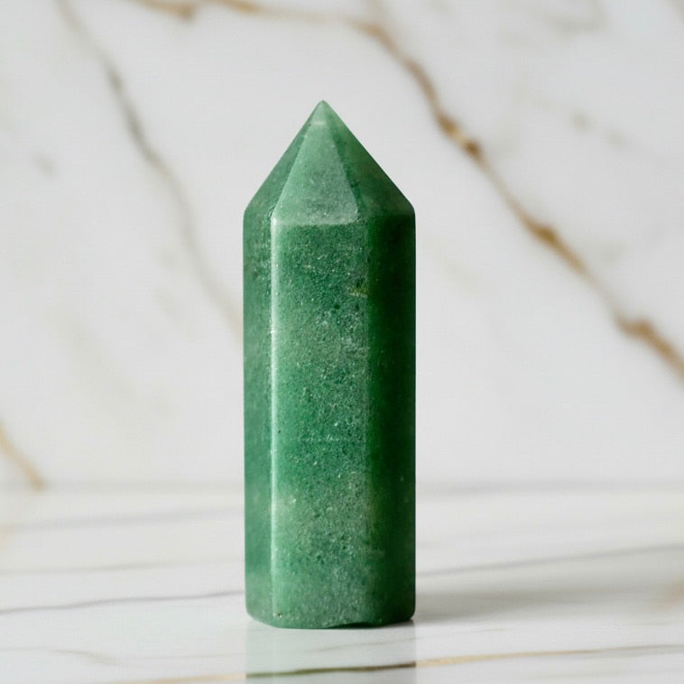 Aventurin Obelisk Mini - Grüne Balance