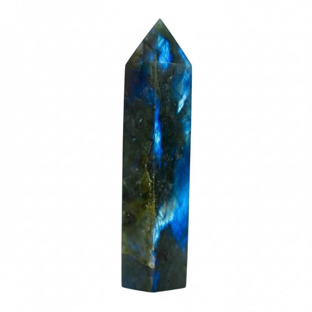 Labradorit Obelisk – Schutz & Selbstvertrauen CrystalScents