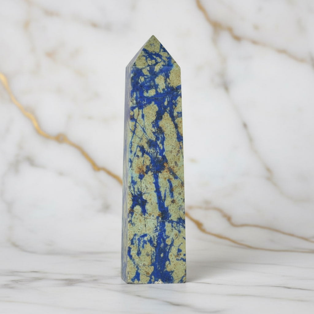 Lapislazuli Obelisk – Dekoratives Schmuckstück JETZT sichern CrystalScents