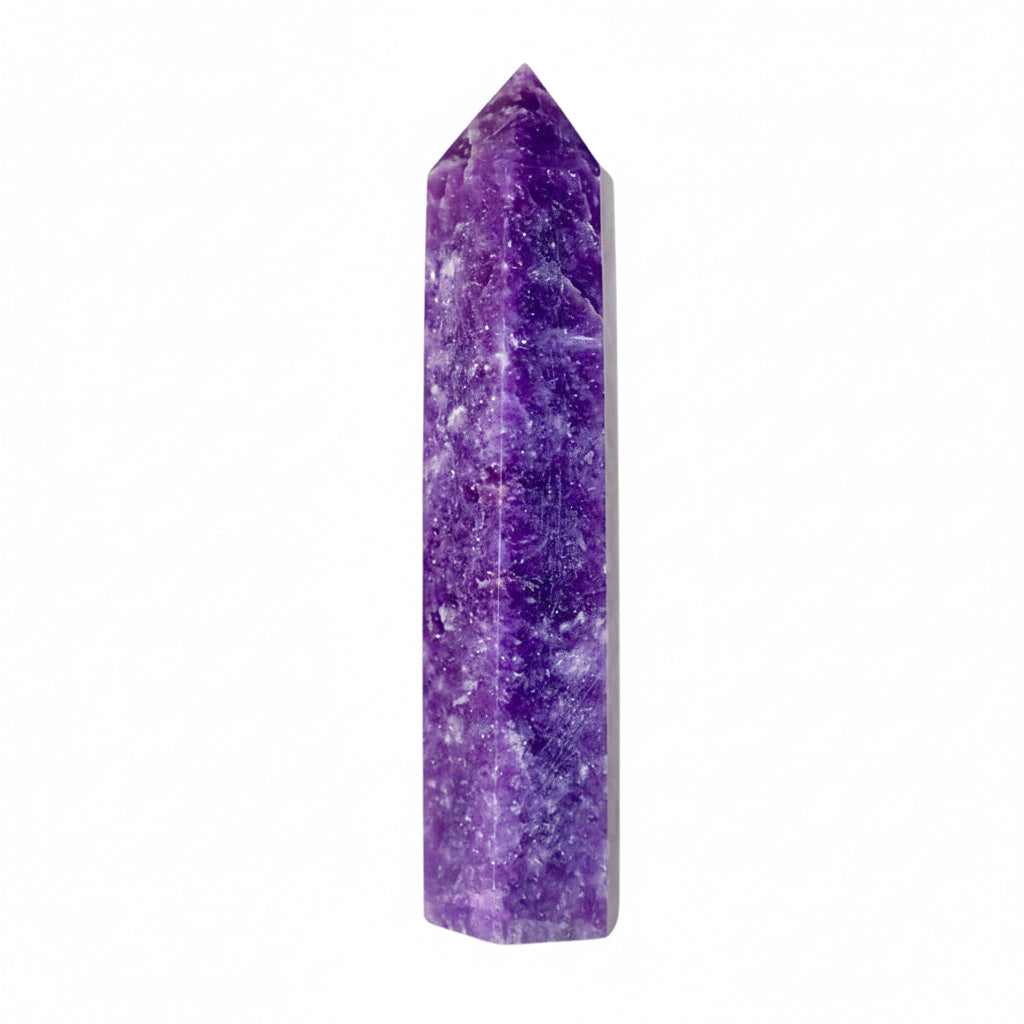 Lepidolith Obelisk – Begleiter für Gelassenheit CrystalScents
