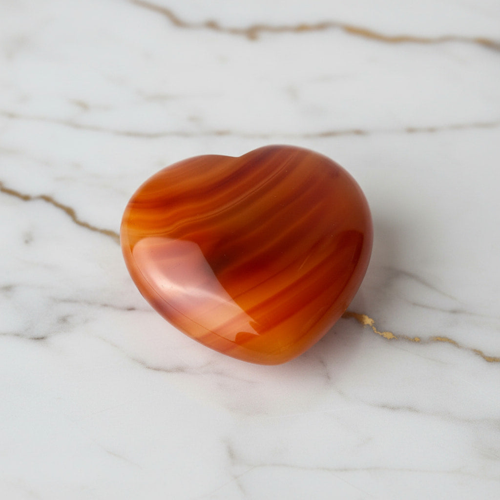 Karneol Herz – Energie & Lebensfreude