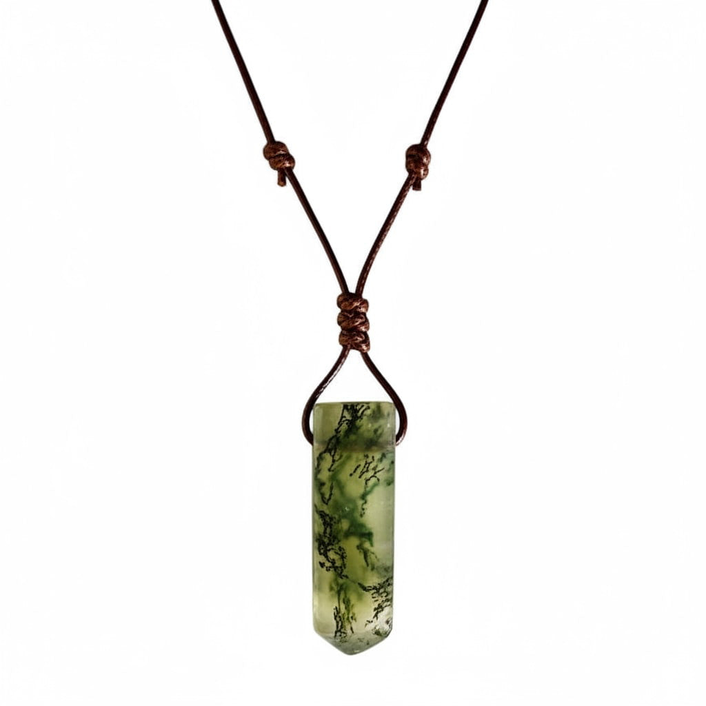 Moosachat Halskette - Gelassenheit & Gleichgewicht