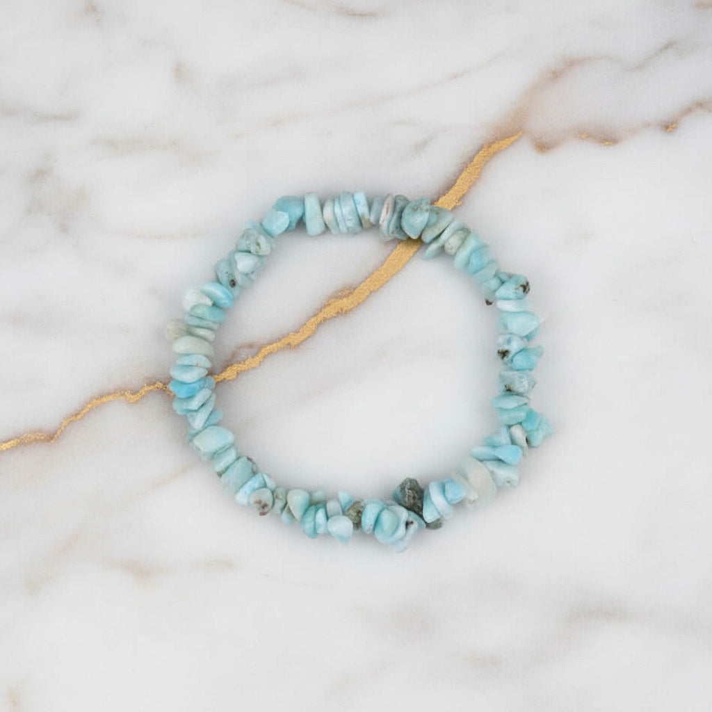 Larimar Splitterarmband – Entspannung & positive Energie CrystalScents