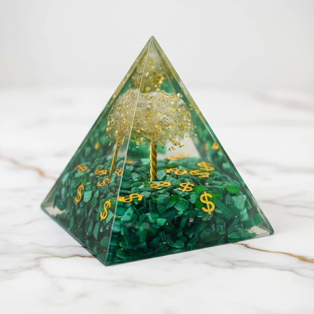 Orgonit Pyramide - Baum des Geldes CrystalScents