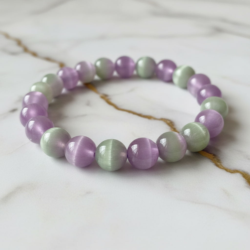 Katzenauge Kugelarmband – Schutz & innere Balance CrystalScents