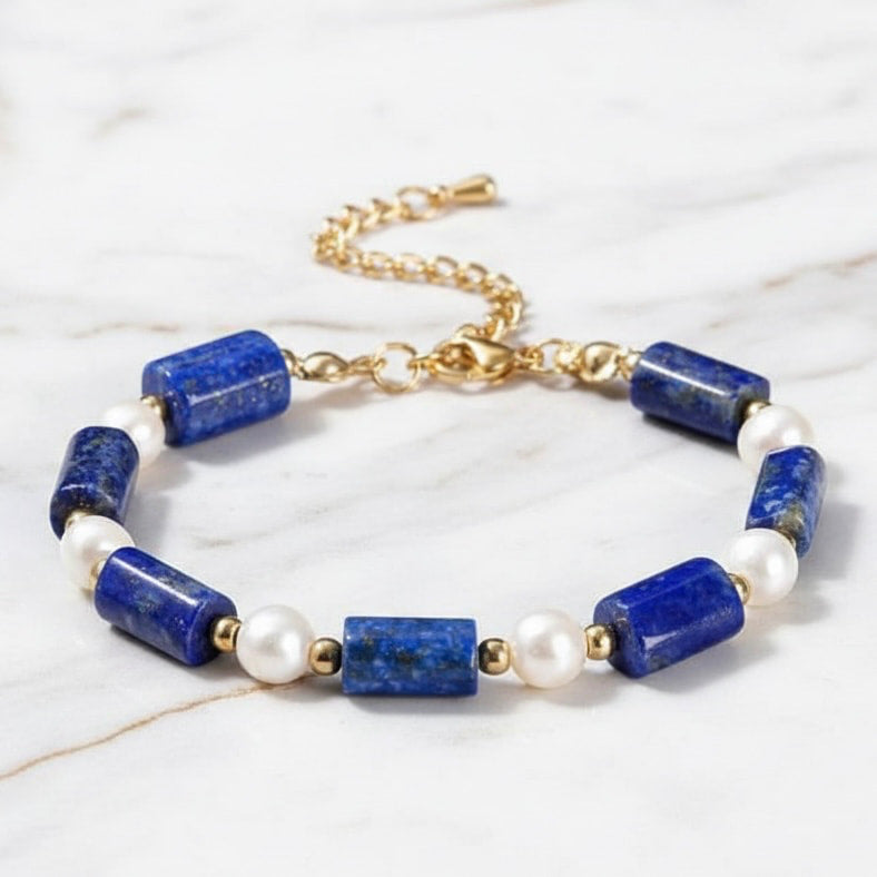 Lapislazuli Armband – Eleganz & Naturstein CrystalScents