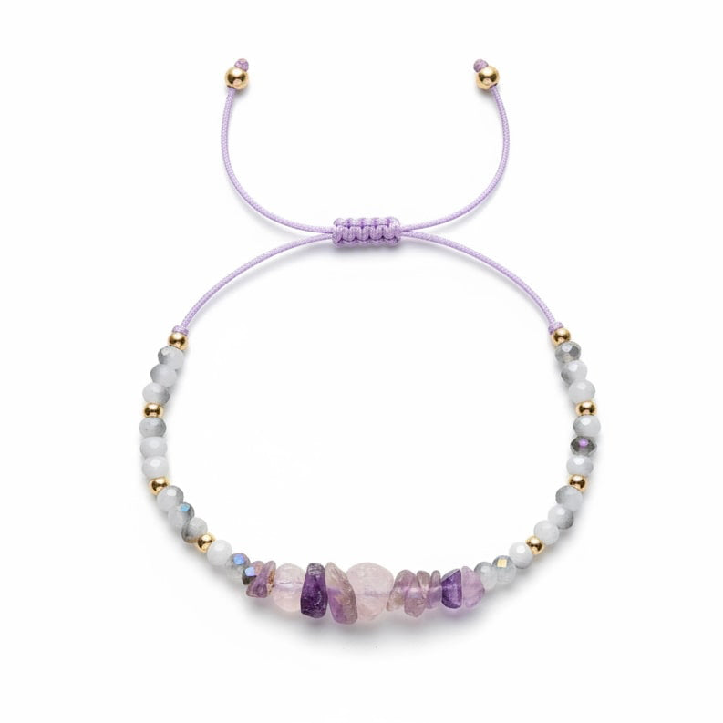 Amethyst Schutzarmband – Violetter Talisman | CrystalScents CrystalScents