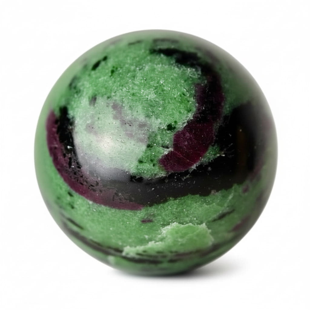 Rubin Zoisit Kugel – Energie & Lebensfreude CrystalScents