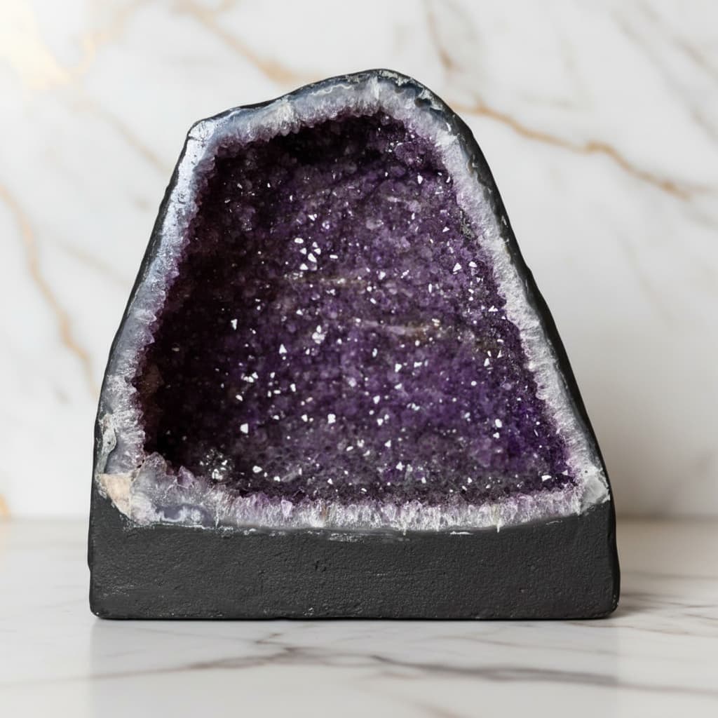 Sehr große Amethystdruse 14 kg – Mystische Kristallhöhle CrystalScents