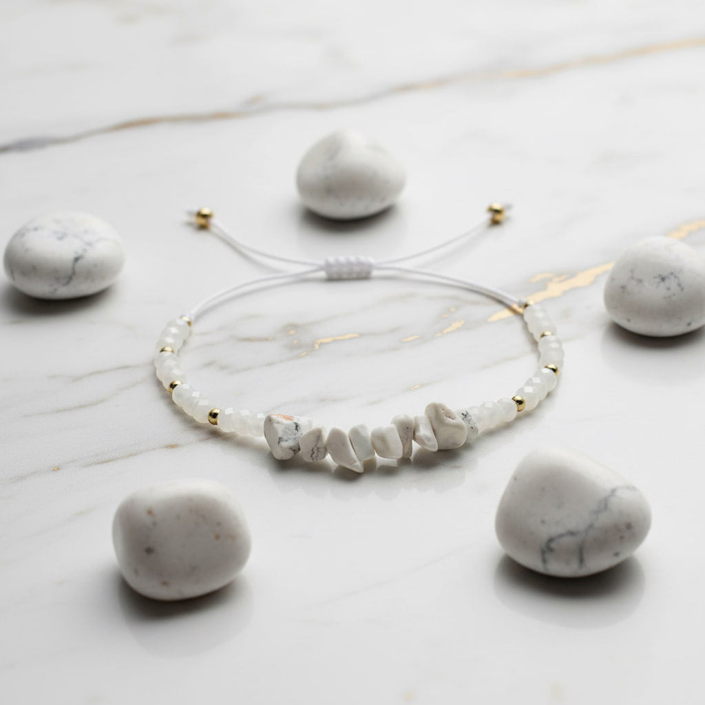 Howlit Schutzarmband – Innere Ruhe & Ausgeglichenheit