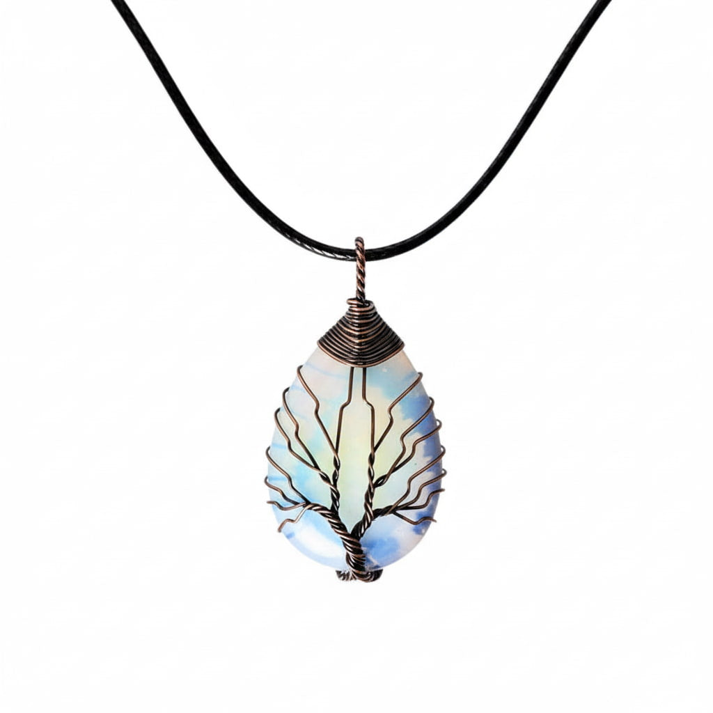 Opalit Halskette - Magischer Schimmer CrystalScents