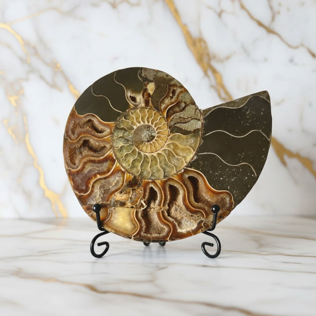 Ammonit Fossil – Fossiles Naturwunder für Deko & Meditation CrystalScents
