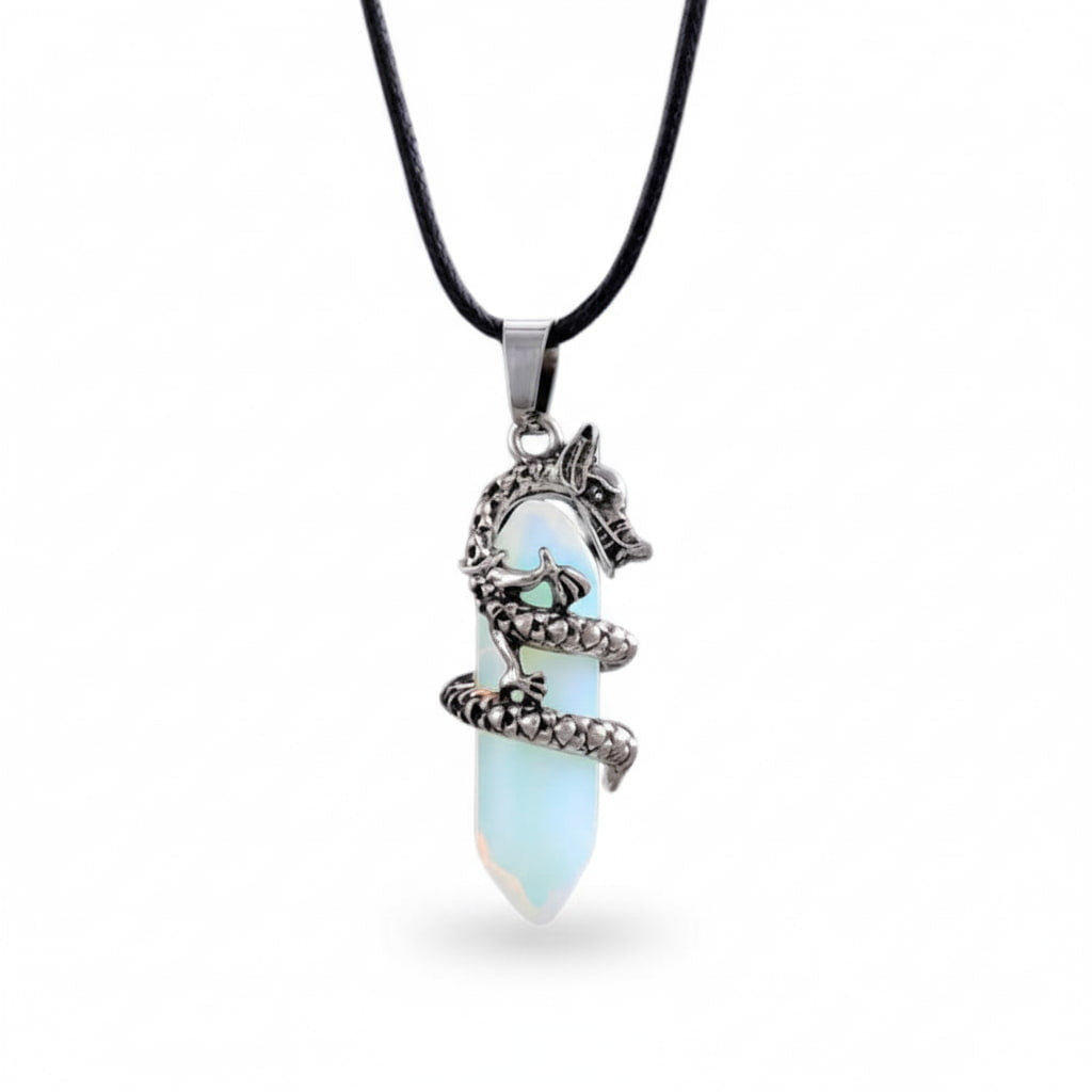 Opalit Halskette - Doppelender Drache CrystalScents