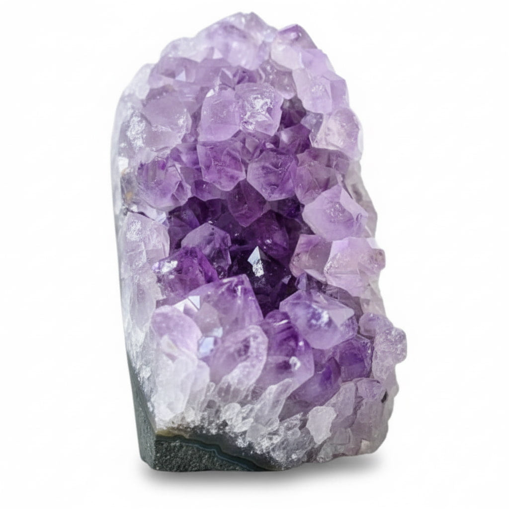 Amethystdruse mit Glitzerkristallen – Edler Blickfang CrystalScents