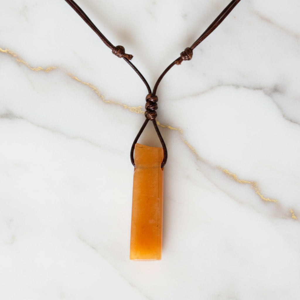 Jade Halskette - Sonnige Eleganz CrystalScents