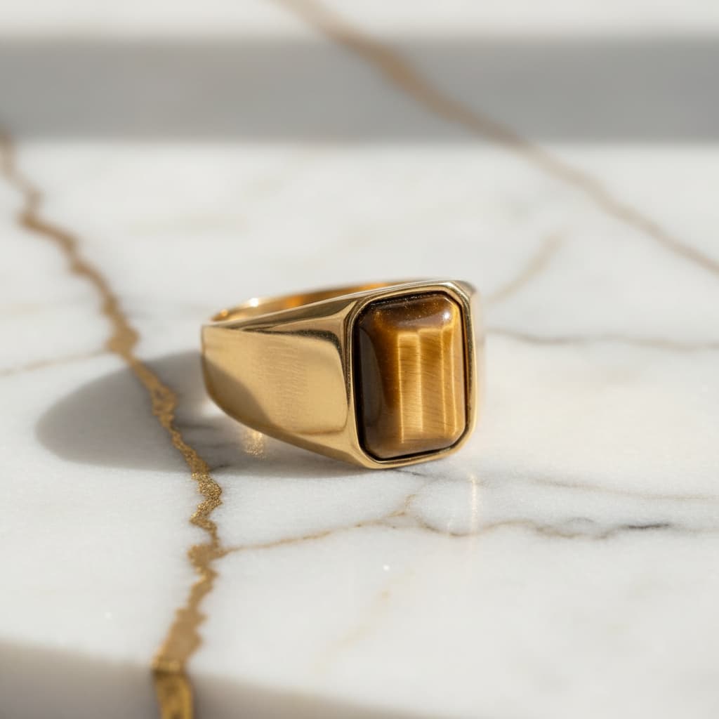 Tigerauge Ring - Klarheit & Fokus JETZT sichern CrystalScents