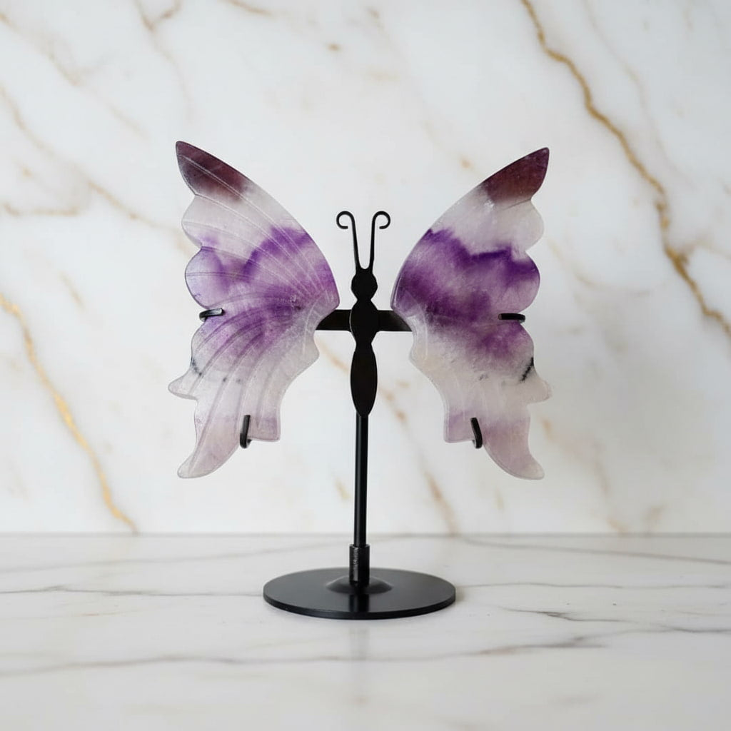 Amethyst Schmetterling - Funkelnde Freiheit