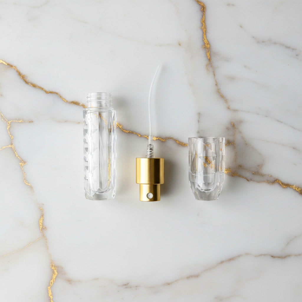 Parfüm Abfüller zum Aufschrauben in Gold CrystalScents