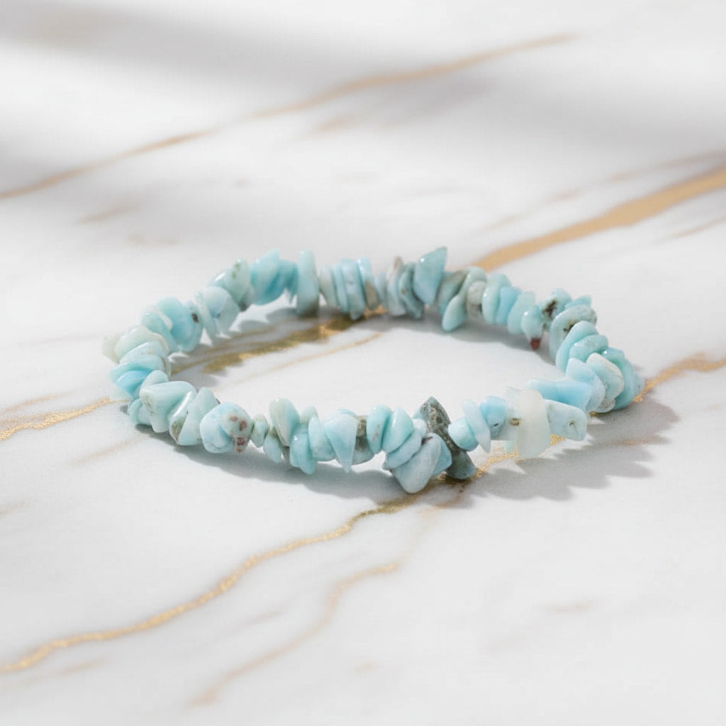 Larimar Splitterarmband – Entspannung & positive Energie CrystalScents