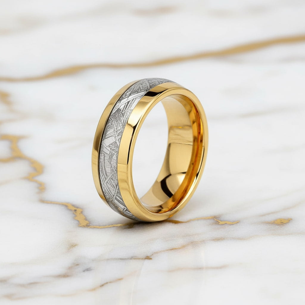 Ring mit harmonischem Silber-Gold-Mix – für elegante Akzente CrystalScents