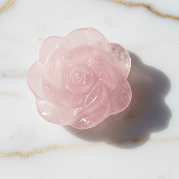 Rosenquarz Rose – Voller Liebe & Harmonie