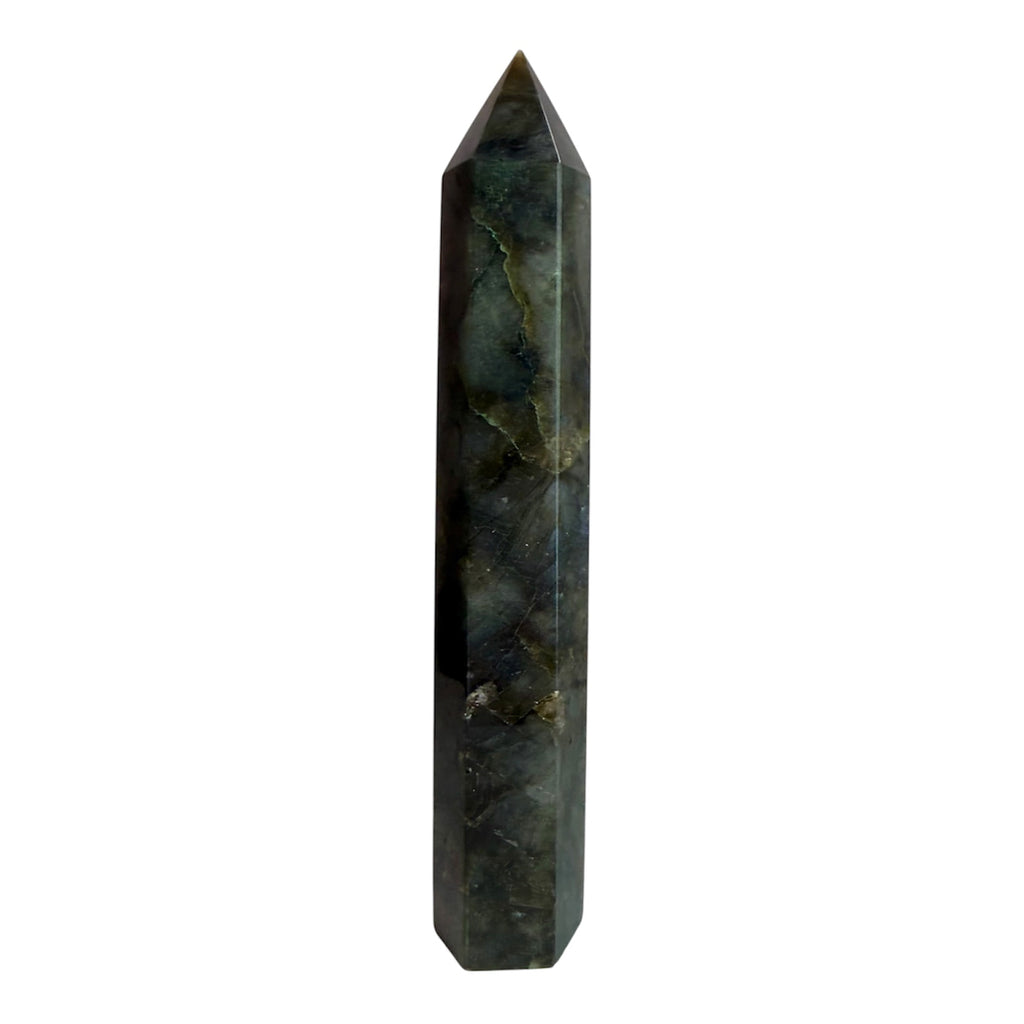 Labradorit Obelisk – Kraft & Lebendigkeit