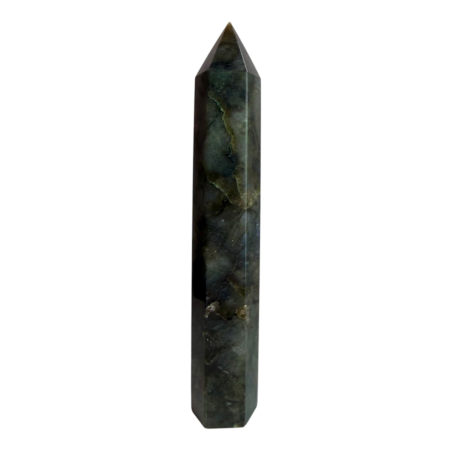 Labradorit Obelisk – Kraft & Lebendigkeit
