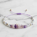 Amethyst Schutzarmband – Violetter Talisman | CrystalScents CrystalScents