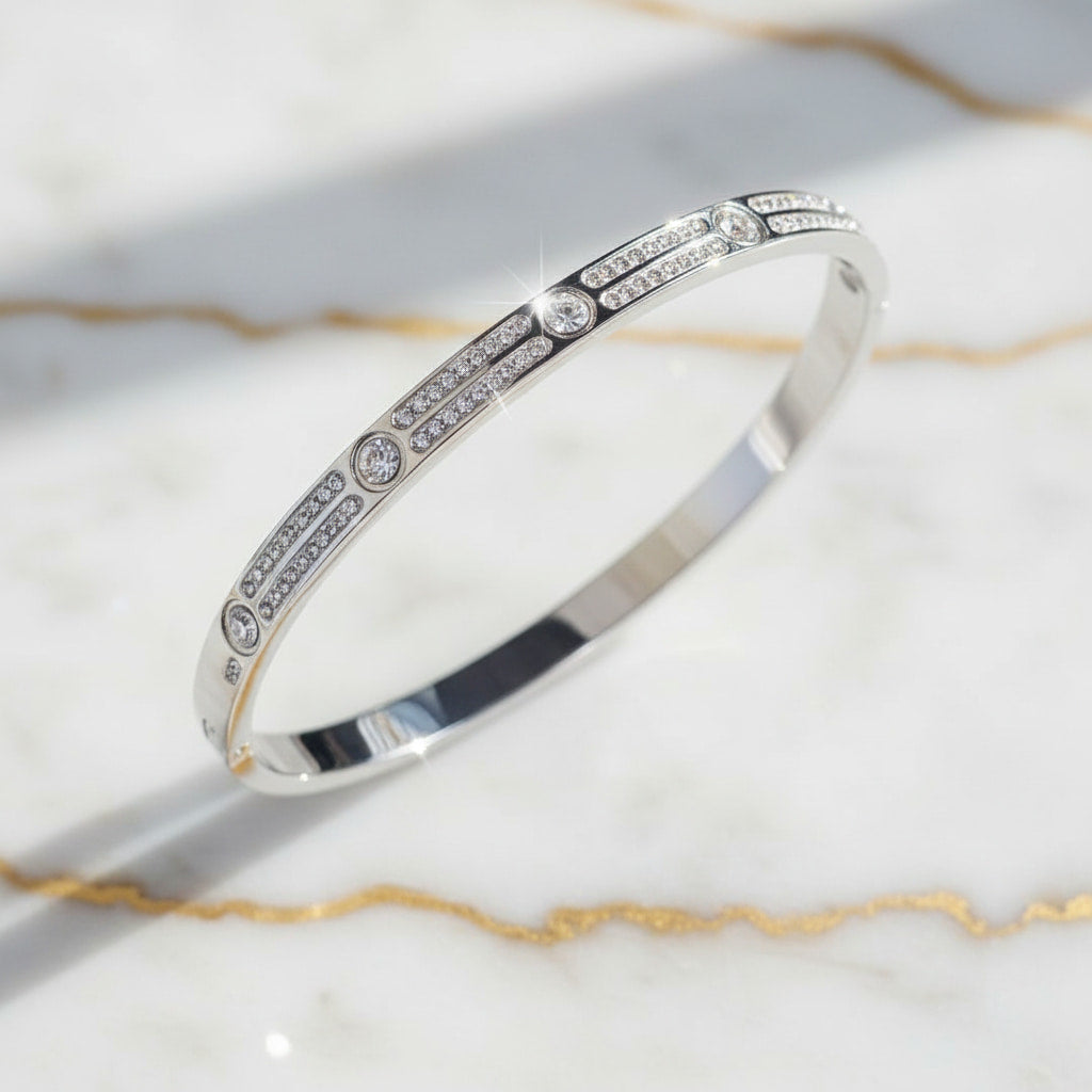 Armband - Silber mit funkelnden Highlights CrystalScents