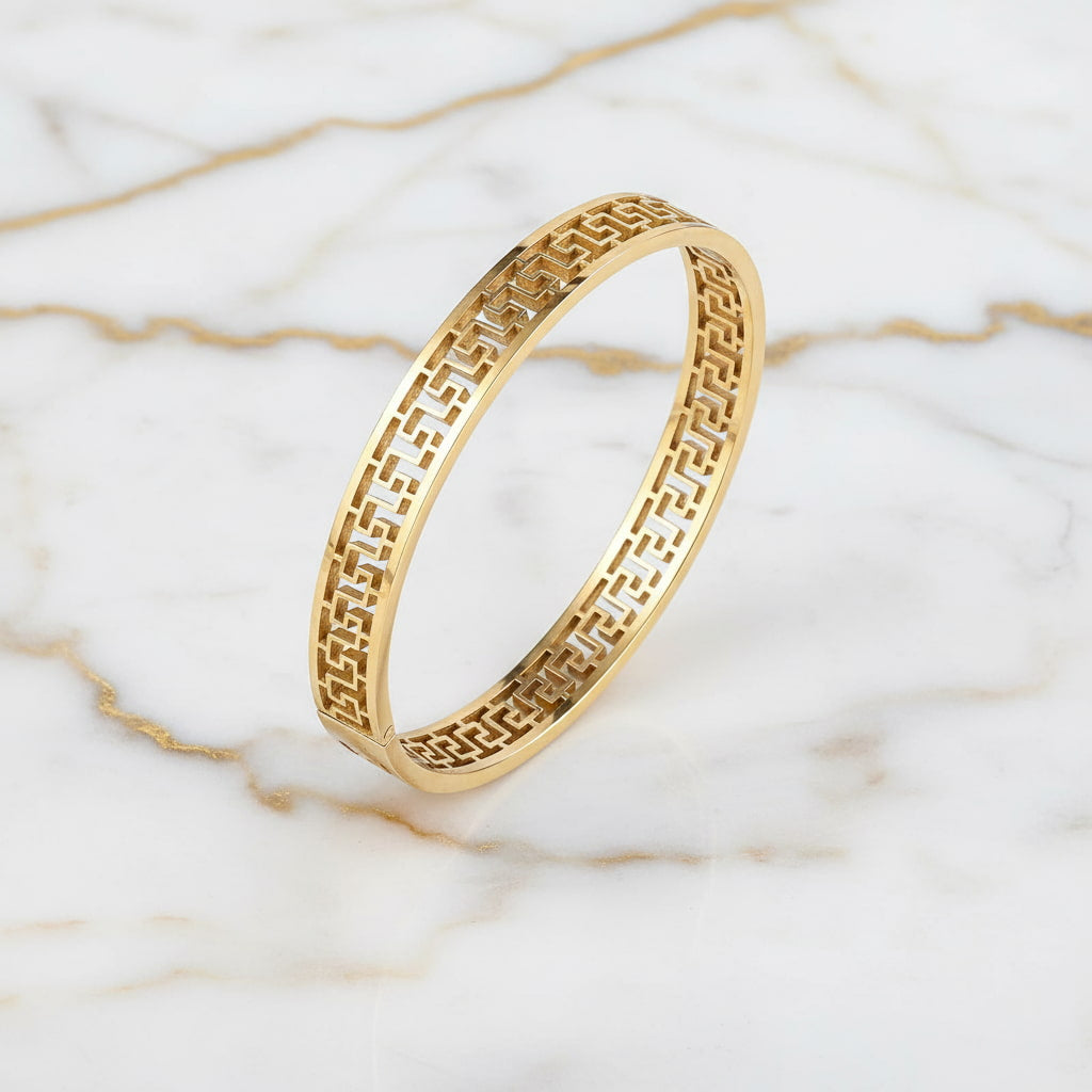 Armband - Gold mit kunstvollem Muster CrystalScents