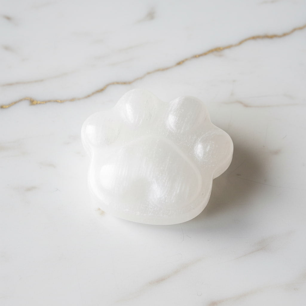 Selenit Pfote – Harmonie & Ausgeglichenheit CrystalScents