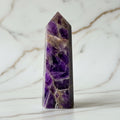 Amethyst Obelisk 17,5 cm – Kristall Obelisk Dekoration CrystalScents